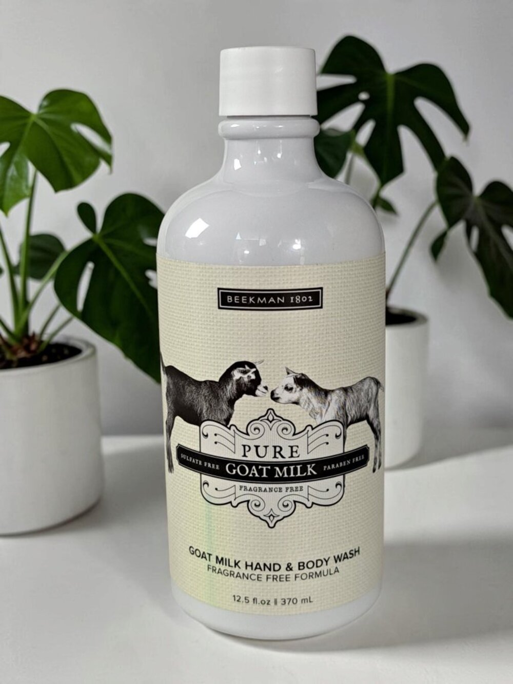 Beekman 1802 PURE GOAT MILK HAND & BODY WASH Fragrance Free 12.5oz NEW SEALED!!!